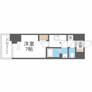 プレサンス福島吉野ミナージ【11階】の間取り