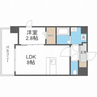 ラシーヌ瓦屋町【2階】の間取り