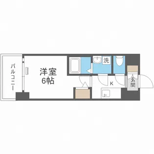 エスリード大阪プライムゲート【2階】の間取り