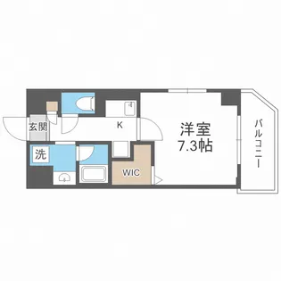 ガーデンクォーツ新梅田【5階】の間取り