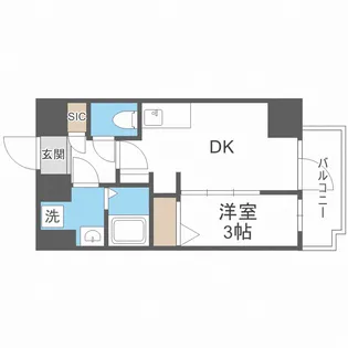 メインステージ大阪North GateⅡ【11階】の間取り