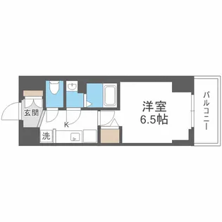 City Lux Namba South【4階】の間取り