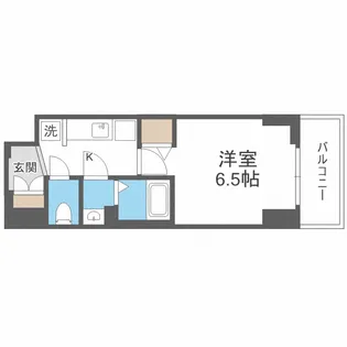 City Lux Namba South【13階】の間取り