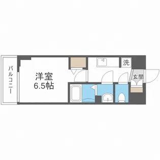 City Lux Namba South【6階】の間取り