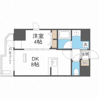エステムコート大阪福島ルアーナ【5階】の間取り