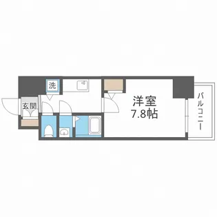 メインステージ大阪North GateⅠ【13階】の間取り