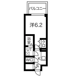 ワールドアイ梅田WEST【11階】の間取り