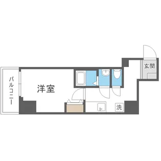 アドバンス難波南ノエル【4階】の間取り