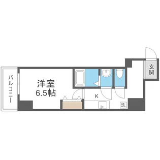 アドバンス難波南ノエル【2階】の間取り