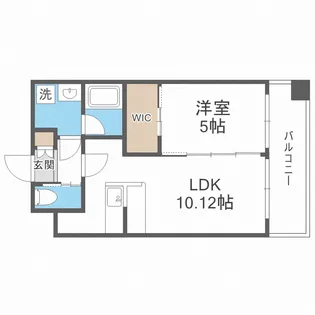プレジオ難波EURO【15階】の間取り