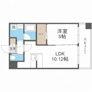 プレジオ難波EURO【3階】の間取り