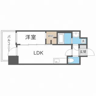エステムコート大阪・弁天町【2階】の間取り
