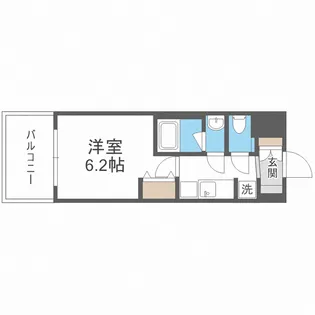 プレサンス神崎川ファインブレス【8階】の間取り