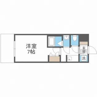 エスリードレジデンス都島シティフロント【12階】の間取り