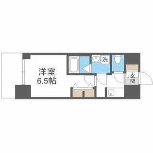 エスリードレジデンス都島シティフロント【6階】の間取り