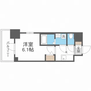 エスリードレジデンス梅田グランデ【3階】の間取り