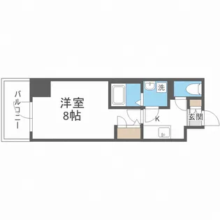 ソルテラス大阪城東【13階】の間取り