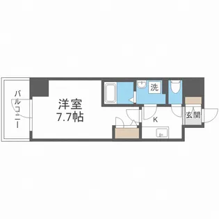 ソルテラス大阪城東【13階】の間取り