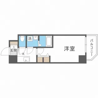 JPレジデンス大阪WESTⅢ【8階】の間取り