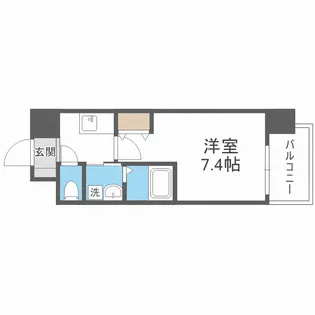 BROAD 新うめきたRESIDENCE【3階】の間取り