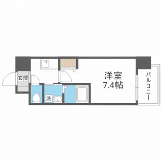 BROAD 新うめきたRESIDENCE【6階】の間取り