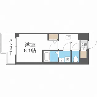 エスリードレジデンス梅田グランデ【10階】の間取り