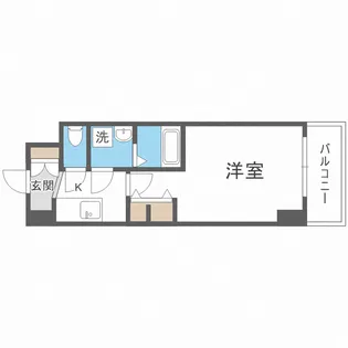 JPレジデンス大阪WESTⅢ【2階】の間取り