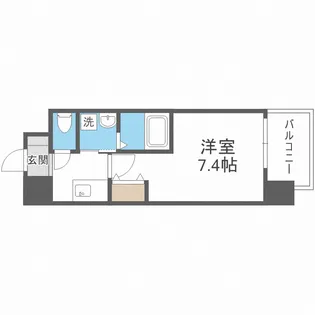 BROAD 新うめきたRESIDENCE【10階】の間取り