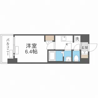 プレサンス西中島南方セレスト【9階】の間取り