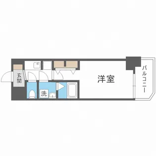 S-RESIDENCE堺筋本町Uno【15階】の間取り