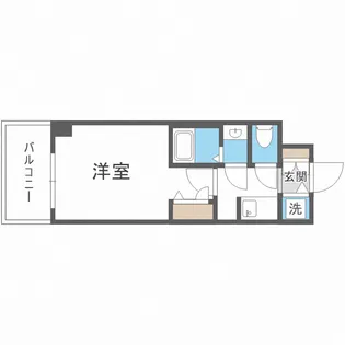 S-RESIDENCE新大阪Rish【4階】の間取り