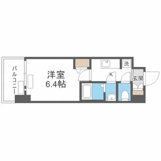 プレサンス西中島南方セレスト【7階】の間取り