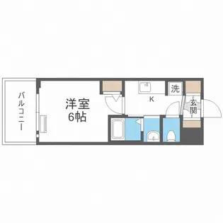 エステムコート新大阪XVフロウ【10階】の間取り