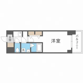 S-RESIDENCE堺筋本町Uno【12階】の間取り