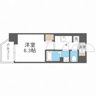 プレサンスブルーム東三国【12階】の間取り