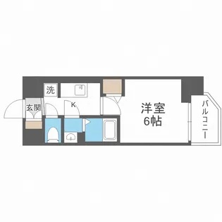 プレサンスブルーム東三国【9階】の間取り