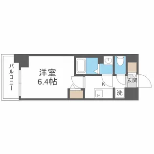 プレサンスブルーム東三国【8階】の間取り