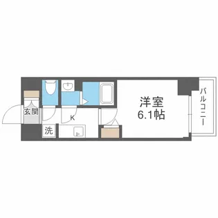 プレサンスブルーム東三国【9階】の間取り