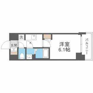 プレサンスブルーム東三国【9階】の間取り