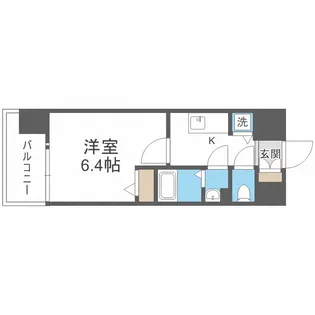 エスリード大阪STATION【3階】の間取り