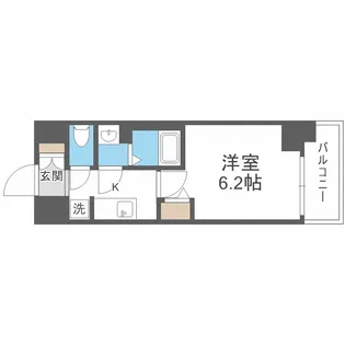 プレサンスブルーム東三国【10階】の間取り