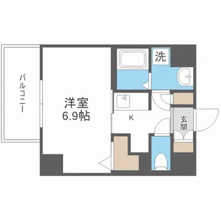 ライフフィールド塚本Grace【3階】の間取り