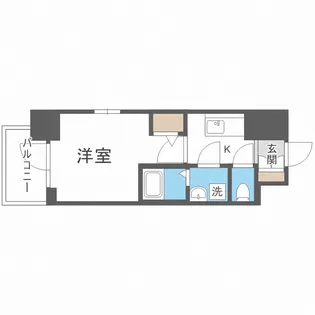 エスリードレジデンス大阪グランノースⅡ【3階】の間取り