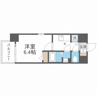 エスリード大阪STATION【9階】の間取り