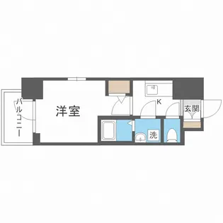 エスリードレジデンス大阪グランノースⅡ【4階】の間取り