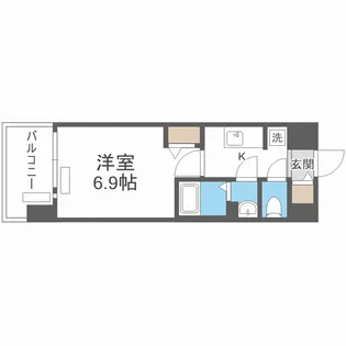 プレサンス大阪都島エレナード【2階】の間取り