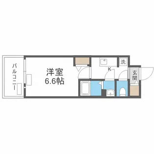 プレサンス大阪都島エレナード【3階】の間取り