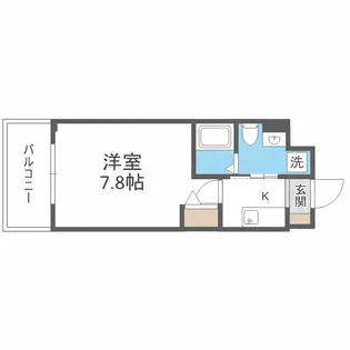 LIVIAZ NAMBA SOL【12階】の間取り