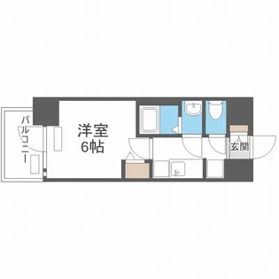 グランカリテ北梅田【7階】の間取り