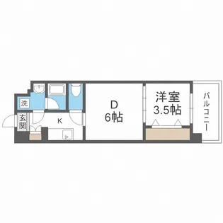 ファステート大阪マジョリティ【4階】の間取り